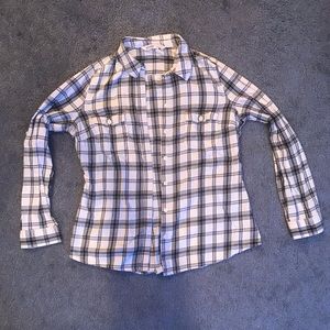 Plaid collared flannel